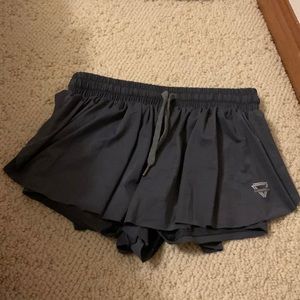 Flowey dark grey workout shorts sz M